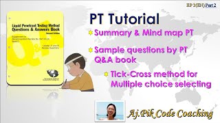 EP3EN Part2 PT Tutorial PT Classification and Questions by PT ASNT Level I II III QampA book [upl. by Reiniar]