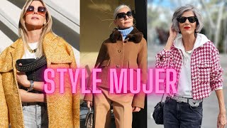 MODA 2024 🌸STYLE CON CHAQUETAS FASHION MUJER [upl. by Nael]