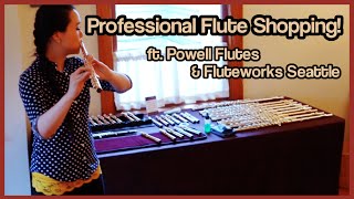 Professional Flute Shopping  ft Powell Flutes amp Fluteworks Seattle [upl. by Eisen]