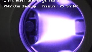 TE N2 laser discharge tests [upl. by Coke510]