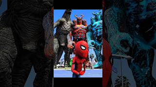 Giant monsters killing SpiderMans baby👹shorts gta5 [upl. by Sana]