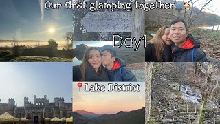 Our first glamping together👥🏠 Day 1 buttermere lowthercastle lakedistrict [upl. by Neri]