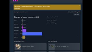 HOW TO SEE HOW MANY CASES YOUVE OPENED ON CS2 [upl. by Rhonda]