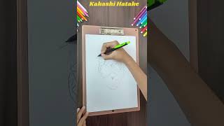 Easy Kakashi Hatake Drawing drawing easydrawing art kakashi kakashihatake sketch shorts [upl. by Enirroc]