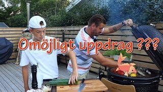 Seabream på Kamado sumo med het salsa [upl. by Sherrard668]