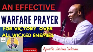 EFFECTIVE WARFARE PRAYER For Victory over All Wicked Enemies [upl. by Robina]