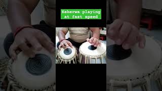 🔥Very fast Keherwa 🔥tabla keherwa youtubeshorts [upl. by Vocaay]