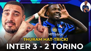 THURAM HATTRICK INTER 31 TORINO Match Reaction [upl. by Salisbarry]