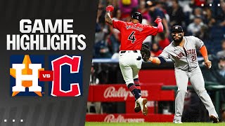 Astros vs Guardians Game Highlights 92824  MLB Highlights [upl. by Eiznek]