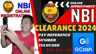 How to process NBI clearance online  Pay reference number via Gcash [upl. by Llesram]