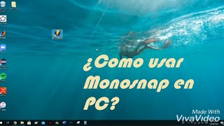 Como usar Monosnap en PC [upl. by Aikenahs848]