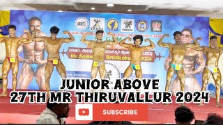 Junior Above Category 27th Mr Thiruvallur 2024 ​⁠​⁠ [upl. by Launcelot]