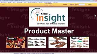 Product Master Part 1 For Footwear Retail In Acme Insight Software Hindi [upl. by Refanej260]