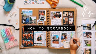 DIY HOW TO SCRAPBOOK ideas amp inspiration [upl. by Koh442]