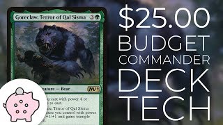 Goreclaw Terror of Qal Sisma  EDH Budget Deck Tech 25  Magic the Gathering  Commander [upl. by Howes]