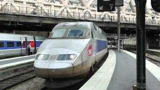 Trains in Paris 2  Gare de l´Est Gare du Nord [upl. by Netsrejk]