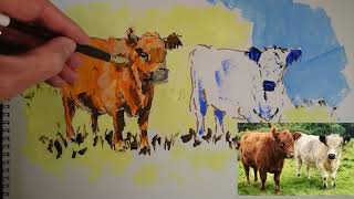 How to paint cows  part 4 [upl. by Giusto]