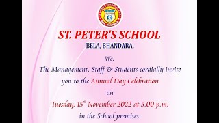 ST PETERS SCHOOL BELA BHANDARA 2K22 [upl. by Venterea41]