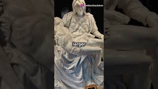 Pietà by Michelangelo Where Sorrow Meets Divine Graceancientfaith faithandhistoryunveiledshorts [upl. by Yorgos]