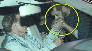 This Video Of Salman Khan Kissing His Father Will Melt Your Heart [upl. by Tse]