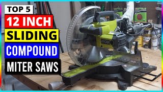 Best 12 Inch Sliding Miter Saws in 2024  Top 5 Miter Saw Review [upl. by Nick]