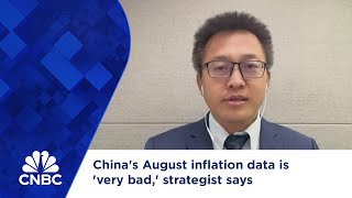 Chinas August inflation data is very bad strategist says [upl. by Grizel]