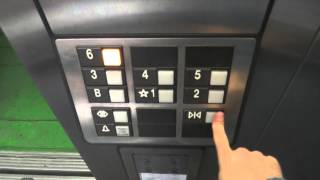 Otis Traction Scenic elevators  Huntington Bank parking Garage Charleston WV [upl. by Anidnamra]