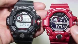 Casio Gshock Rangeman GW94001 VS GW900RD4 Compare [upl. by Cirek]