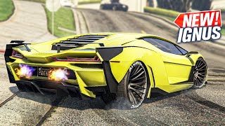 GTA 5 Online  NEW Pegassi Ignus CUSTOMIZATION Lamborghini Sian [upl. by Drislane]