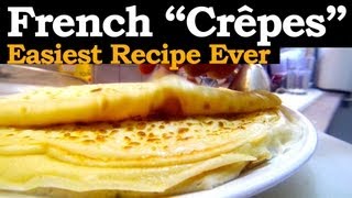 How to make French Crepes with the mighty quotRule of Threequot [upl. by Artinahs]