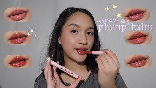 MADAME GIE PLUMP BALM  CUMA 20 RIBUAN  TEST KETAHANAN  REVIEW [upl. by Doralynn]