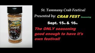 Crab Fest Seasoning Commercial 2018 [upl. by Adiuqal]