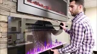 How to Install a Touchstone Sideline Series Electric Fireplace [upl. by Libbna]