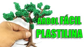 ✅ COMO HACER UN ARBOL DE PLASTILINA  HOW TO MAKE A CLAY TREE ✅ MI MUNDO DE PLASTILINA [upl. by Corder]