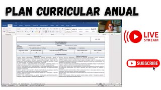 PLAN CURRICULAR ANUAL [upl. by Hashimoto]