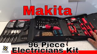 Makita 96 Piece Electricians Kit [upl. by Atiuqehc]