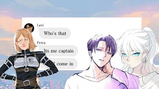 Petra visits Levi at his officePetra tries to steal LeviLevi x YnAoT [upl. by Amapuna]