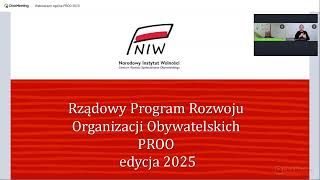 Webinarium ogólne PROO 2025 [upl. by Accem]