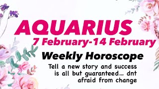 AQUARIUS7 February To 14 February 2024 🍀 dnt be victim  weekly tarot prediction aquariustarot [upl. by Einnoj660]