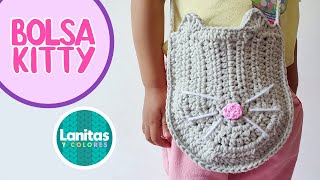 😍💕TIERNO bolsito para niñas tejido a crochet FACIL Y RAPIDO  Lanitas y Colores [upl. by Ahseei]