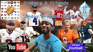 Iceberg and Friends Sunday Pregame Show  Week 8 [upl. by Dodge775]