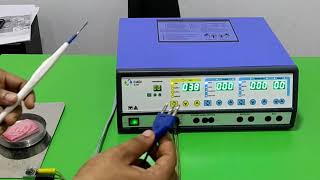 Electrosurgical Unit amp Vessel Sealer cautery Demonstration [upl. by Morgen]