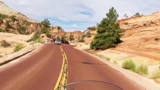 Riding a Harley into Zion National Park [upl. by Claudelle]