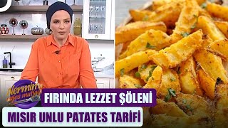 Mısır Unlu Fırın Patates Tarifini Siz De Deneyin  Nerminin Enfes Mutfağı [upl. by Itsirk]