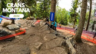 XCO World Cup Crans Montana  GoPro Lap 2024 [upl. by Orestes]