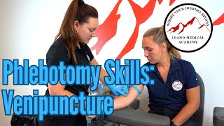 Phlebotomy Skills  Venipuncture [upl. by Elleved787]