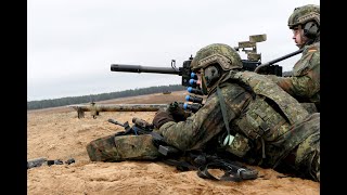 Scharfer Schuss bei Griffin Lightning in Litauen mit PzGrenBrig 41 [upl. by Lynett]