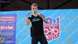 1A Finals  1st Gentry Stein  2013 National Yo Yo Contest Presented by Duncan Toys [upl. by Odraccir128]