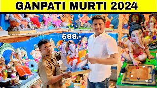 Ganpati Murti Price 2024🔥 lowest price market start from Rs 599₹  Ganesh Chaturthi Ganpati market [upl. by Steffane]