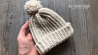 Easy Childrens Crochet Hat Pattern [upl. by Guibert676]